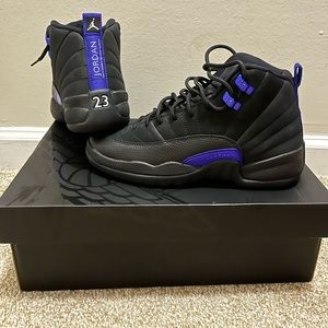 Air Jordan 12 Retro Black Dark Concord (GS)